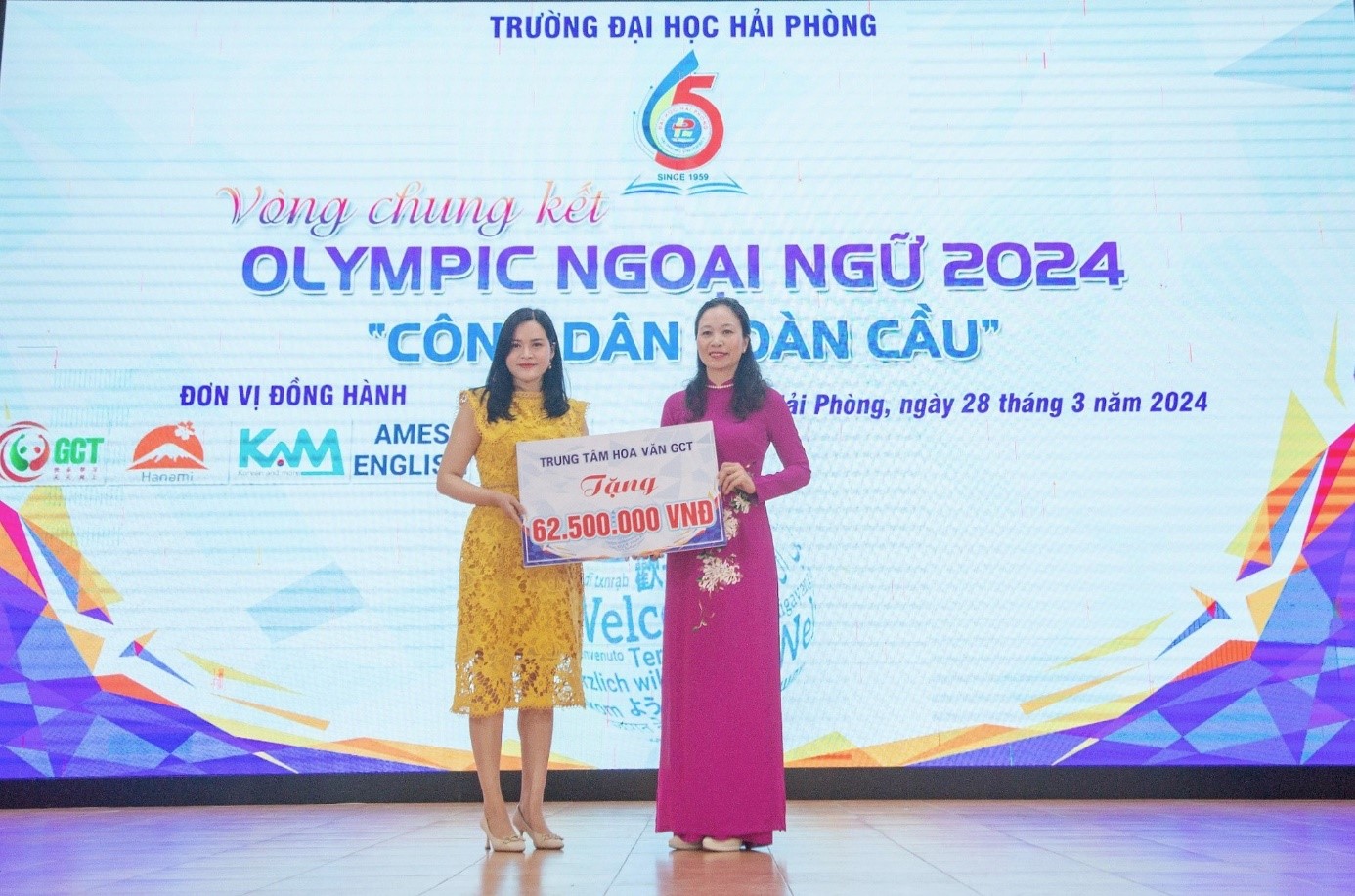 Trung tâm Hoa Văn GCT đồng hành Olympic Ngoại ngữ 2024 tại Trường Đại học Hải Phòng